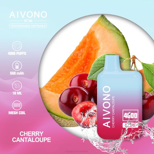 Vape Pen - Aivono AIM BOXX 4000 Cherry Cantaloupe J24Z223