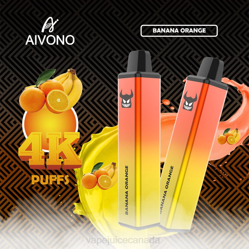 Vape Pen - Aivono AIM FREAK 4000 Banana Orange J24Z258