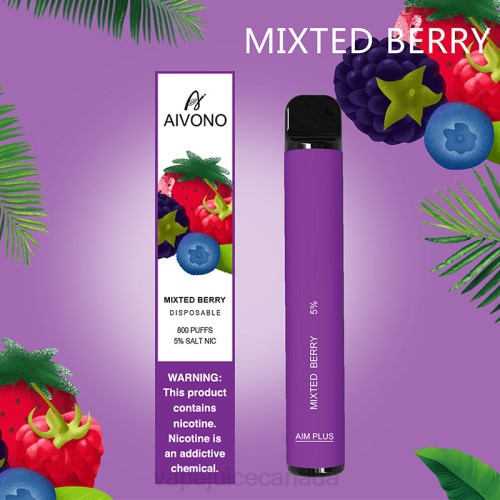 Vape Pen - Aivono AIM PLUS 800 Mixed Berry J24Z188