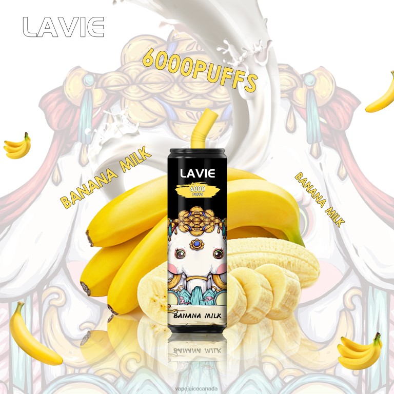 Pod Juice Canada - LAVIE Coke BAR 6000 Puffs Banana Milk 24248274