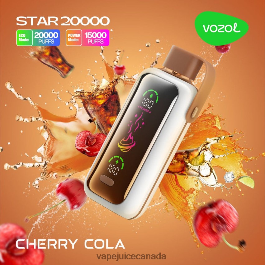 Vape Canada - VOZOL STAR 20000 2DR00X6 CHERRY COLA