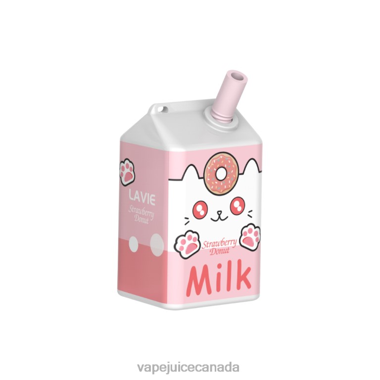 Vape Juice - LAVIE MILK 7000 Puffs Strawberry Donut 24248177