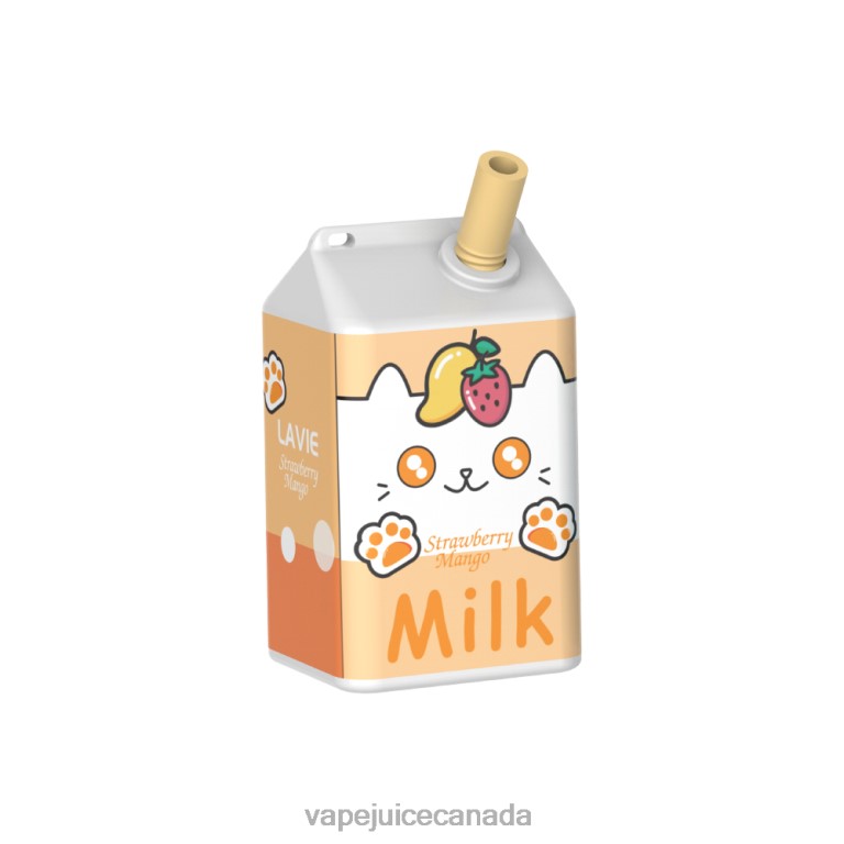 Vape Juice - LAVIE MILK 7000 Puffs Strawberry Mango 24248182