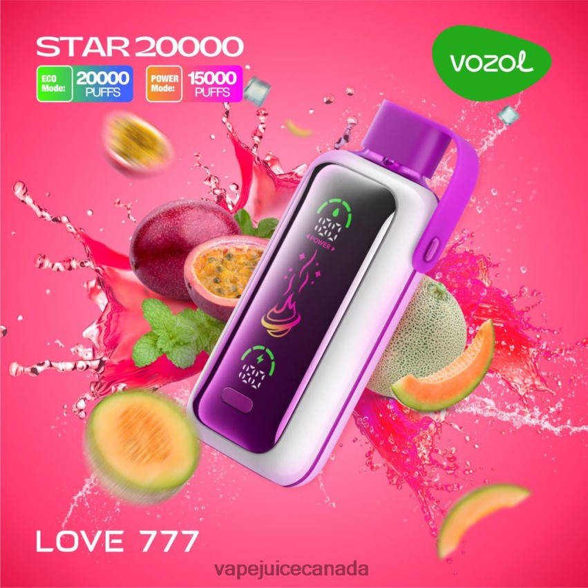 Vape Juice - VOZOL STAR 20000 2DR00X12 LOVE 777