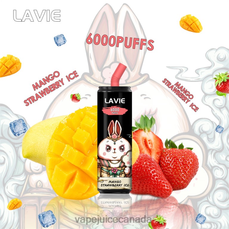 Vape Pen - LAVIE Coke BAR 6000 Puffs Mango Strawberry Ice 24248273