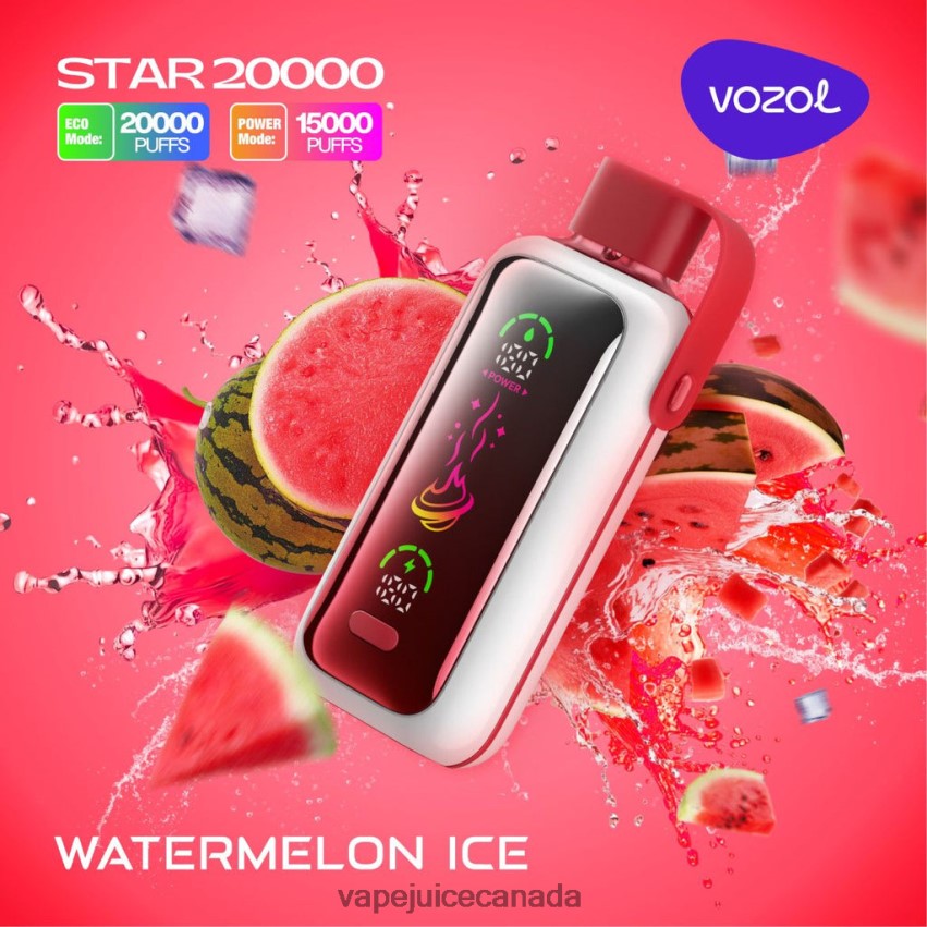 Vape Pen - VOZOL STAR 20000 2DR00X3 WATERMELON ICE