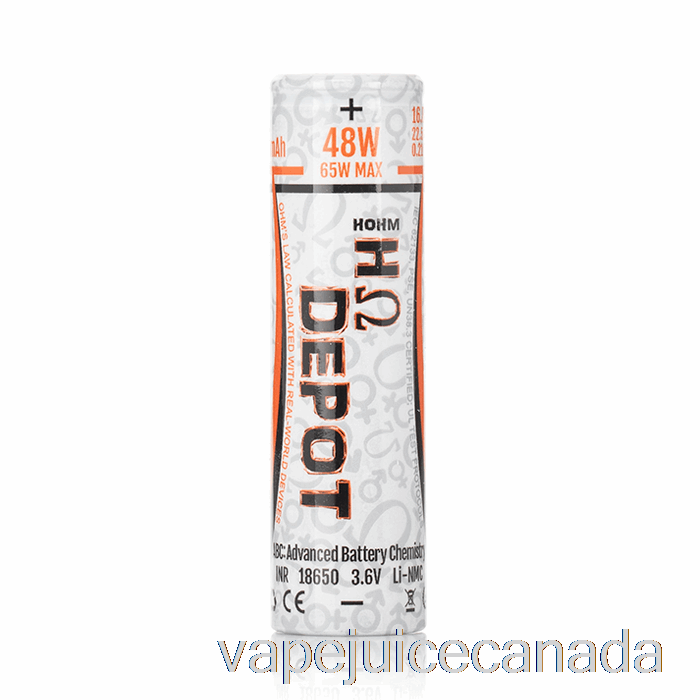 Vape Disposable Canada Hohm DEPOT 18650 3005mAh 16.8A Battery Single Battery