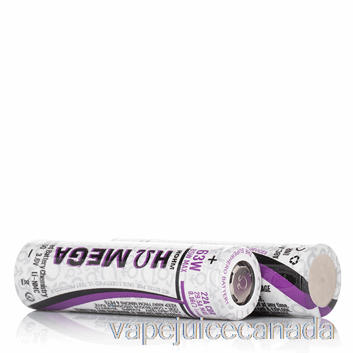 Vape Juice Hohm MEGA 18650 2505mAh 22A Battery Two Batteries Pack