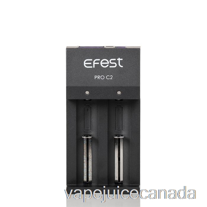 Vape Canada Efest PRO C2 2-Bay Smart Battery Charger