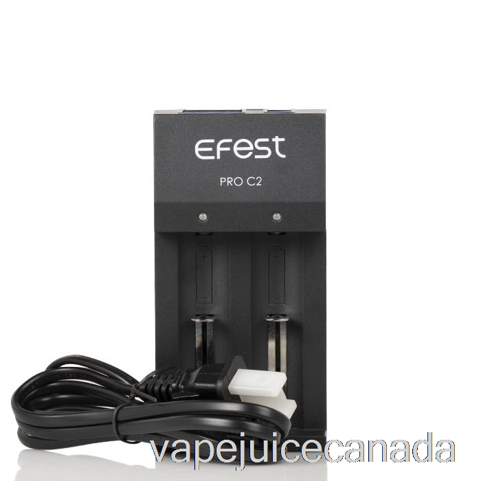 Vape Canada Efest PRO C2 2-Bay Smart Battery Charger