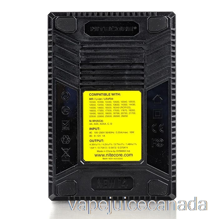 Vape Disposable Canada Nitecore i4 Battery Charger V2 (4-Bay)